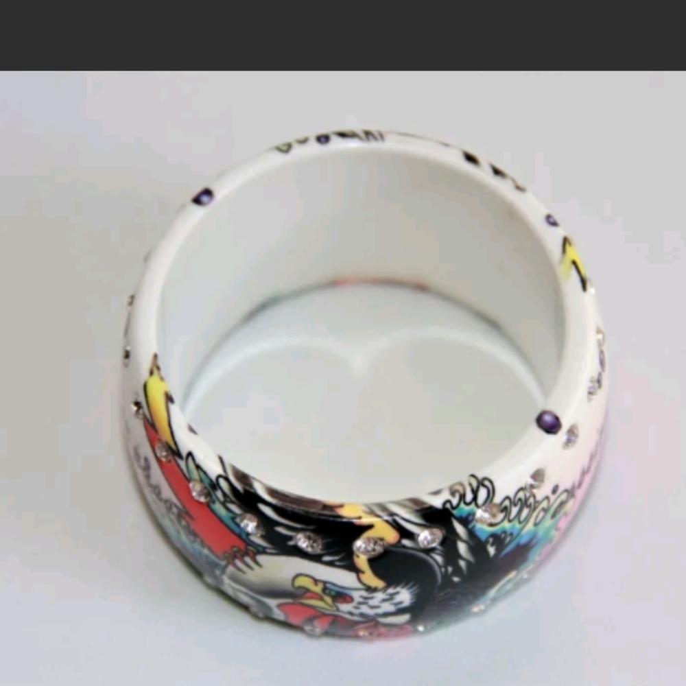 Bold Acrylic Eagle Bangle Bracelet - image 5